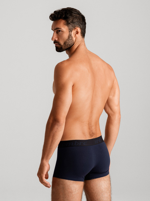 Ombre Clothing Súprava siedmich pánskych boxeriek v sivej, tmavomodrej, bielej a čiernej farbe Ombre Clothing