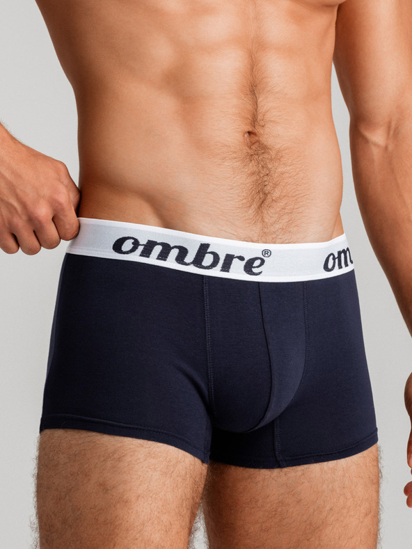 Ombre Clothing Súprava siedmich pánskych boxeriek v sivej, tmavomodrej, bielej a čiernej farbe Ombre Clothing