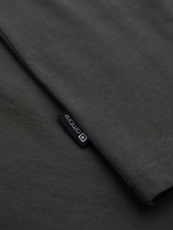 Ombre Clothing Pánske voľnočasové tričko s vreckom Ombre Oblečenie Zelená