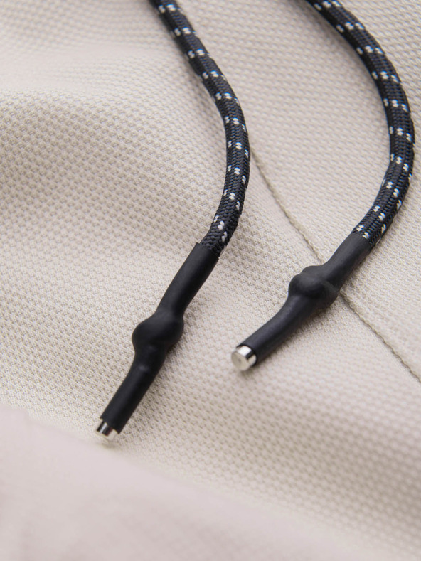 Ombre Clothing Béžové pánske tepláky Ombre Oblečenie