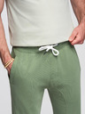 Ombre Clothing Zelené pánske tepláky Ombre Clothing