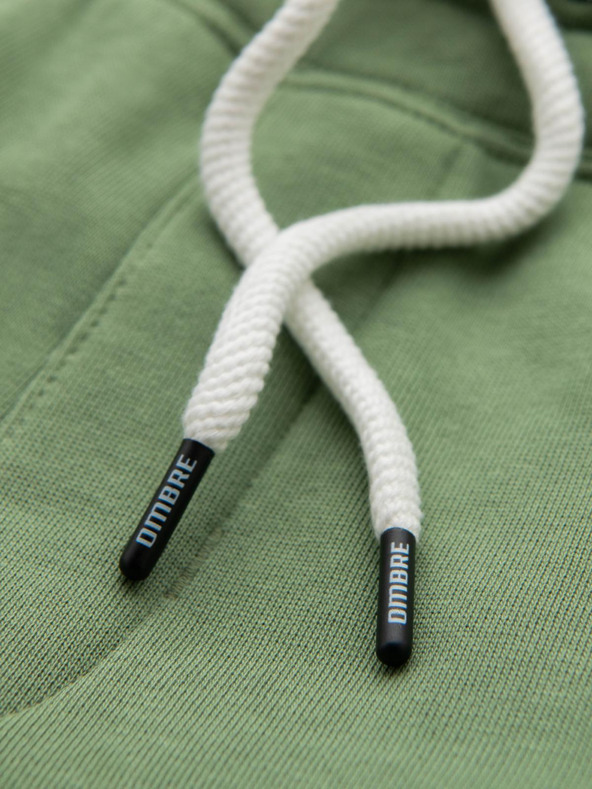 Ombre Clothing Zelené pánske tepláky Ombre Clothing