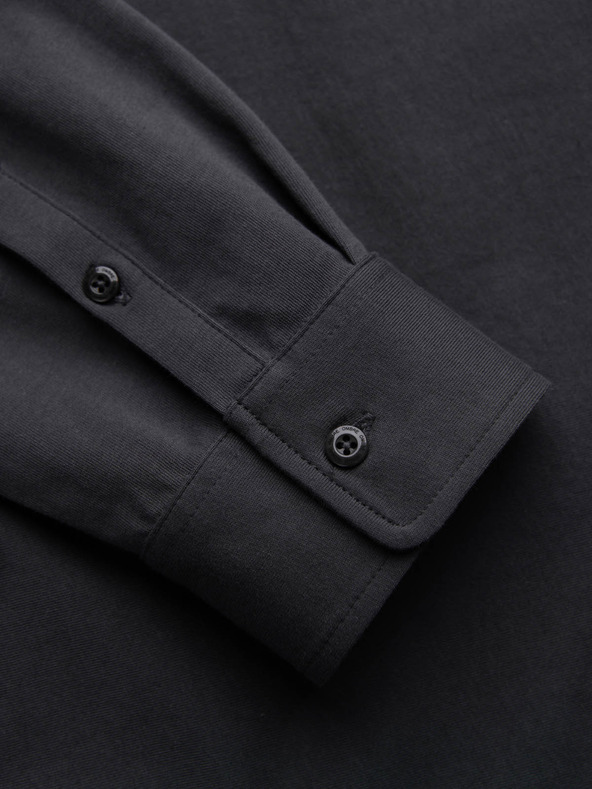 Ombre Clothing Šedá pánska džersejová košeľa Ombre Clothing