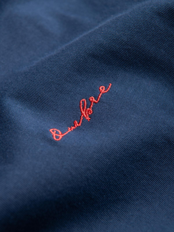 Ombre Clothing Modrá pánska džersejová košeľa Ombre Clothing