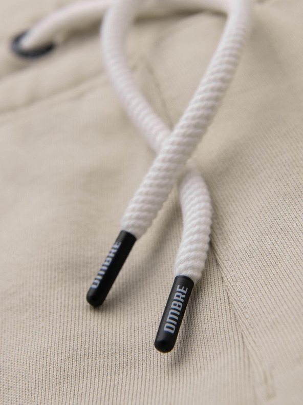 Ombre Clothing Béžové pánske tepláky Ombre Oblečenie