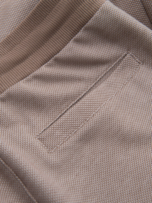 Ombre Clothing Svetlohnedé pánske tepláky Ombre Oblečenie