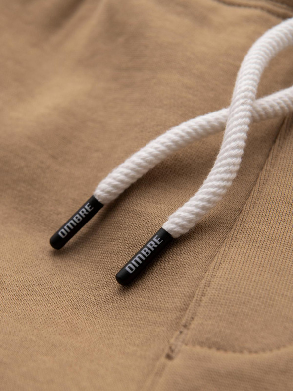 Ombre Clothing Hnedé pánske cargo nohavice Ombre Oblečenie