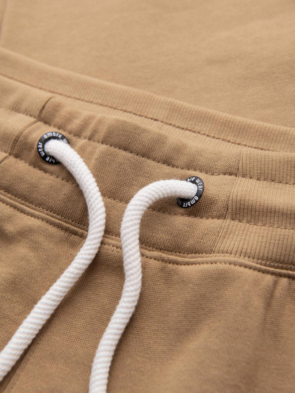 Ombre Clothing Hnedé pánske cargo nohavice Ombre Oblečenie