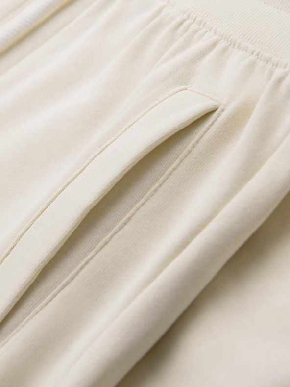 Ombre Clothing Krémové pánske tepláky Ombre Oblečenie