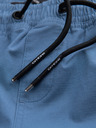 Ombre Clothing Modré pánske nohavice cargo jogger Ombre Oblečenie