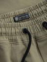Ombre Clothing Khaki pánske cargo jogger nohavice Ombre Oblečenie