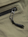 Ombre Clothing Khaki pánske cargo jogger nohavice Ombre Oblečenie