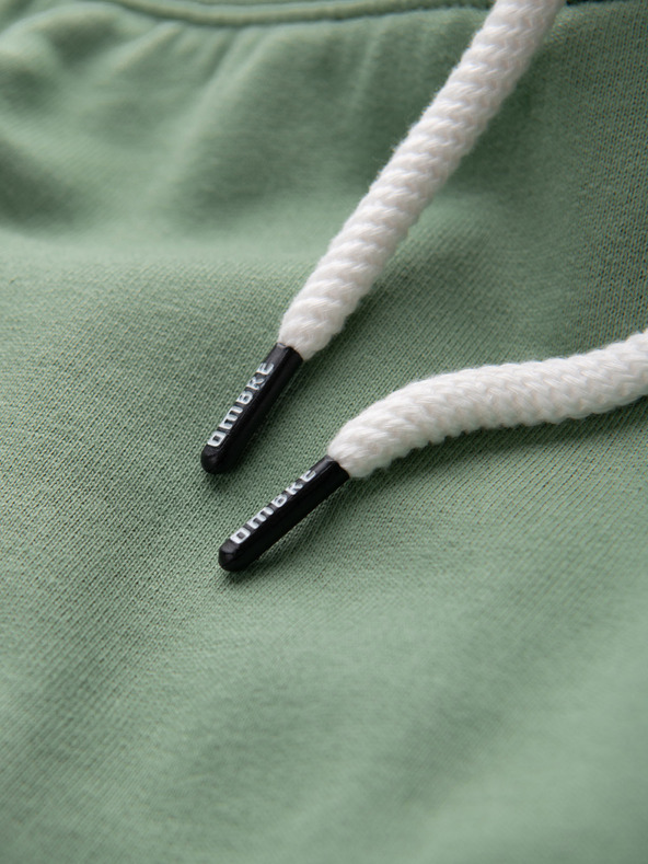 Ombre Clothing Zelené pánske tepláky Ombre Oblečenie