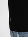 Ombre Clothing Čierne pánske tričko Ombre Clothing