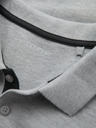 Ombre Clothing Šedé pánske polo tričko Ombre Clothing