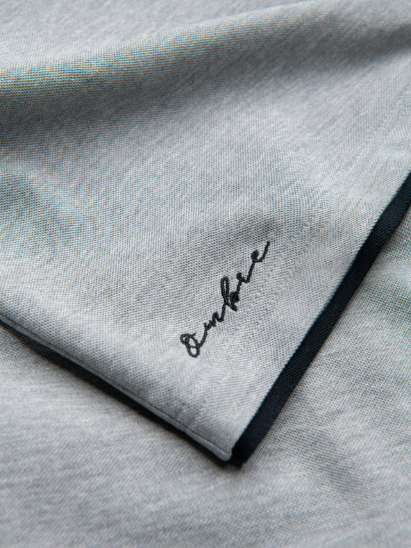 Ombre Clothing Šedé pánske polo tričko Ombre Clothing