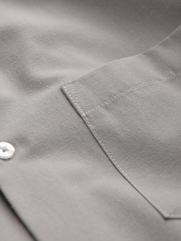 Ombre Clothing Šedá pánska košeľa Ombre Oblečenie