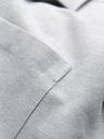 Ombre Clothing Svetlošedá pánska žíhaná košeľa Ombre Oblečenie