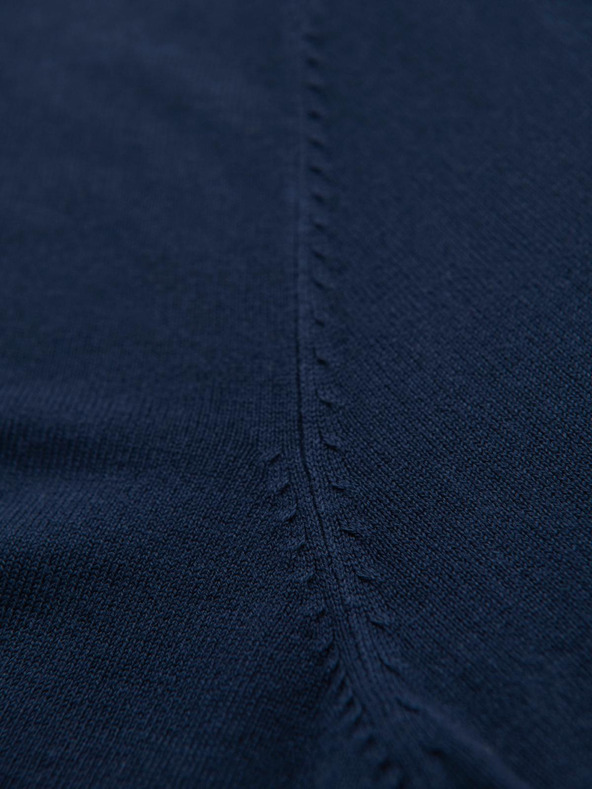 Ombre Clothing Tmavomodrý pánsky sveter Ombre Oblečenie