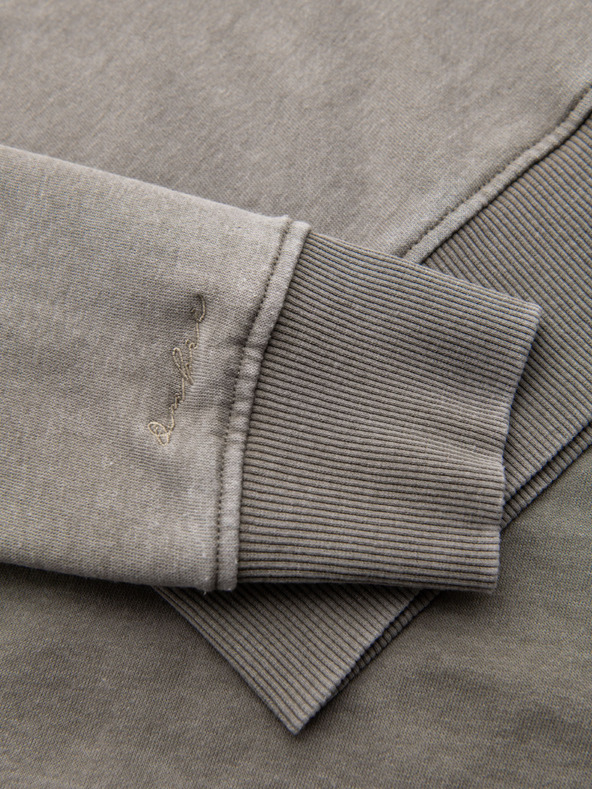 Ombre Clothing Béžová Pánska mikina Ombre Oblečenie