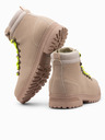 Ombre Clothing Svetlohnedé pánske zimné outdoorové topánky Ombre Clothing