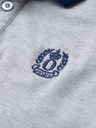 Ombre Clothing Šedé pánske polo tričko Ombre Clothing