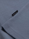 Ombre Clothing Modré pánske základné tričko Ombre Oblečenie