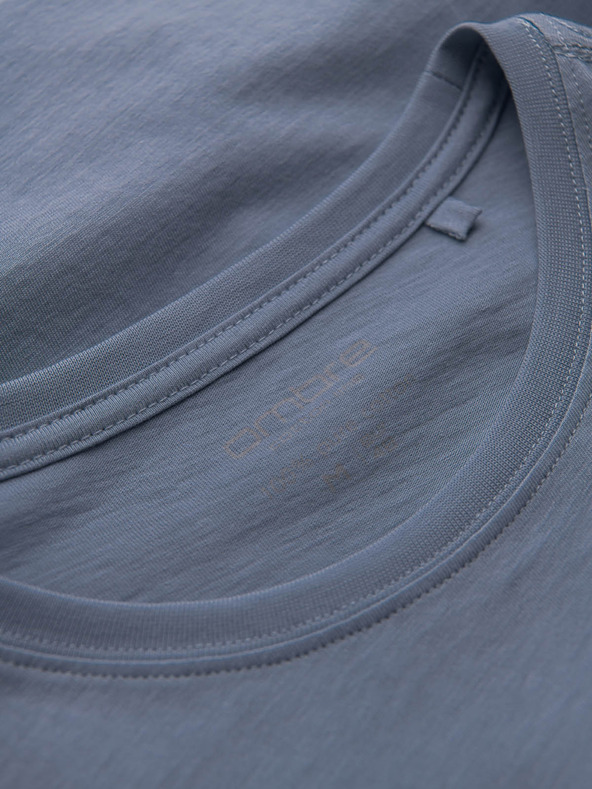 Ombre Clothing Modré pánske základné tričko Ombre Oblečenie