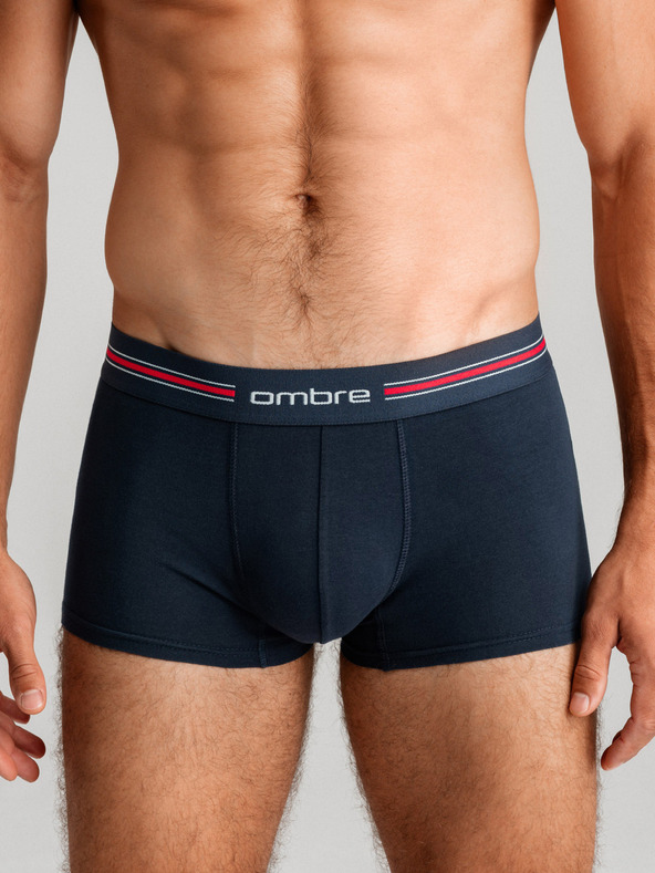 Ombre Clothing Klasické pánske boxerky s prúžkom a gumou Ombre Clothing