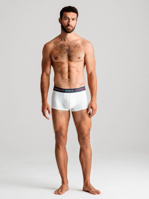 Ombre Clothing Klasické pánske boxerky s prúžkom a gumou Ombre Clothing