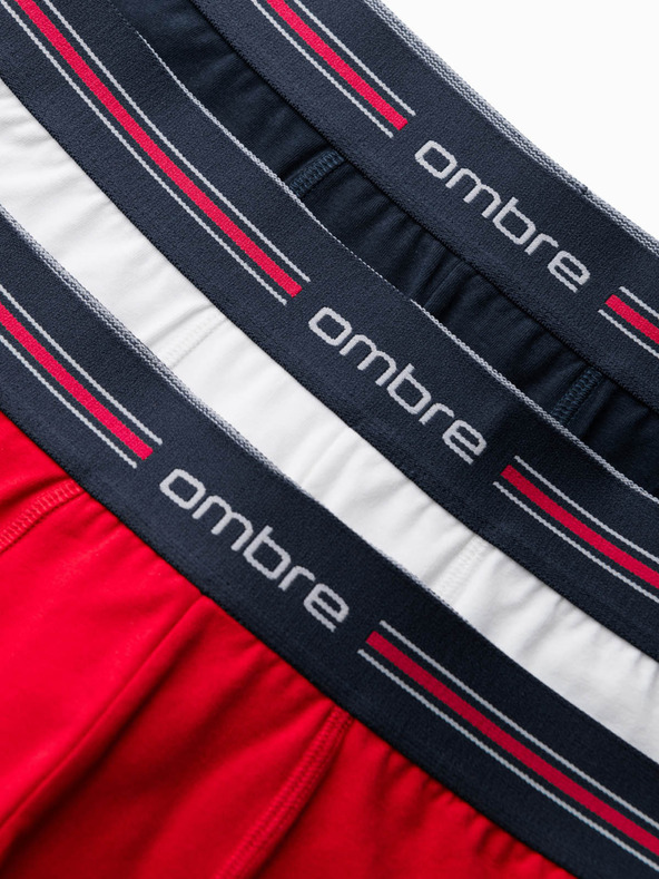 Ombre Clothing Klasické pánske boxerky s prúžkom a gumou Ombre Clothing
