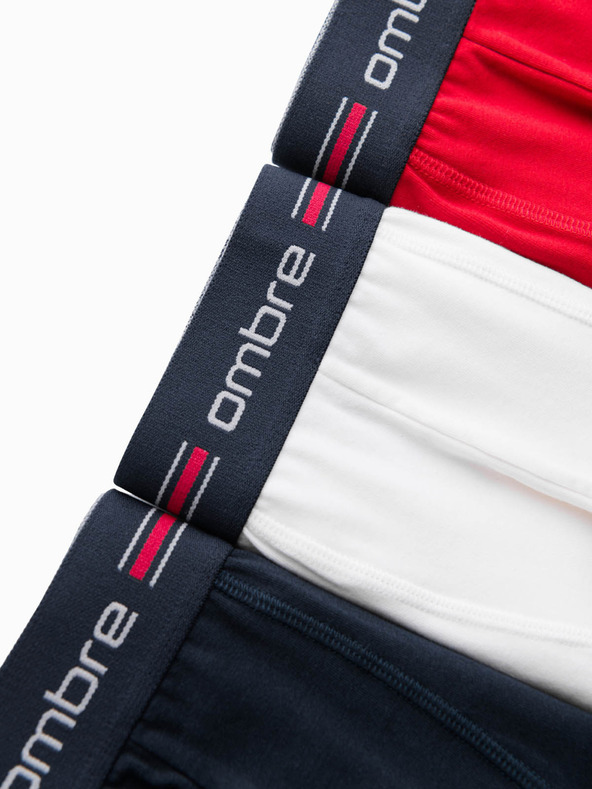 Ombre Clothing Klasické pánske boxerky s prúžkom a gumou Ombre Clothing