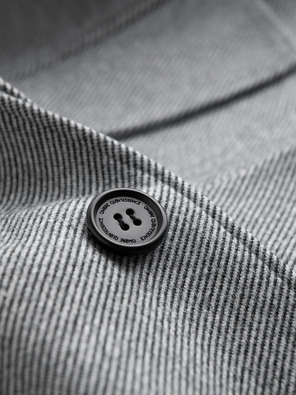 Ombre Clothing Pánsky jednoradový kabát Ombre Oblečenie