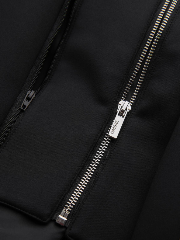 Ombre Clothing Pánska bunda s odnímateľnou podšívkou a kapucňou Ombre Clothing