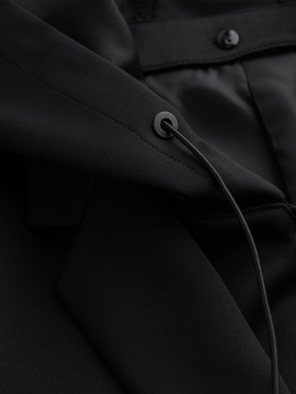 Ombre Clothing Pánska bunda s odnímateľnou podšívkou a kapucňou Ombre Clothing