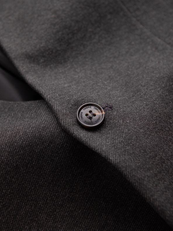 Ombre Clothing Ombre Clothing pánska hnedá bunda so stojačikom