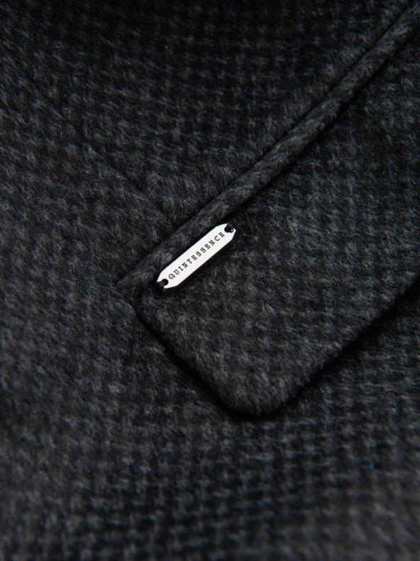 Ombre Clothing Ombre Clothing V2 OM-COWC-0121 Pánsky kabát so zapínaním na gombíky zo zmesi vlny