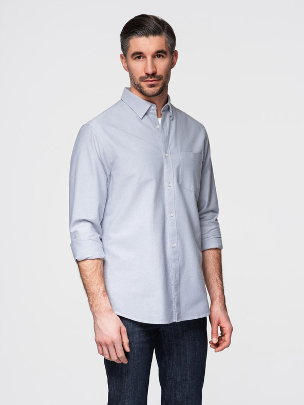 Ombre Clothing Pánska oxfordská košeľa Ombre Clothing V1 OM-SHOS-0173