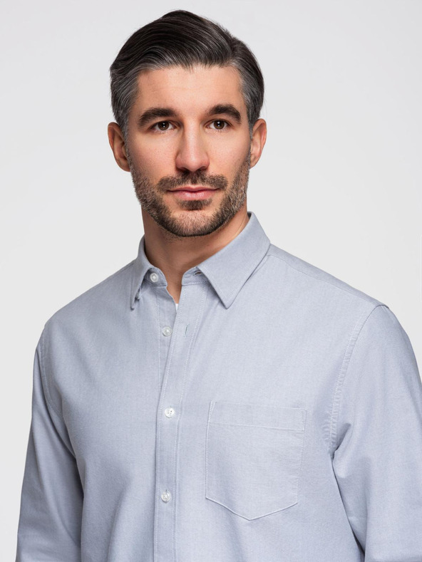 Ombre Clothing Pánska oxfordská košeľa Ombre Clothing V1 OM-SHOS-0173