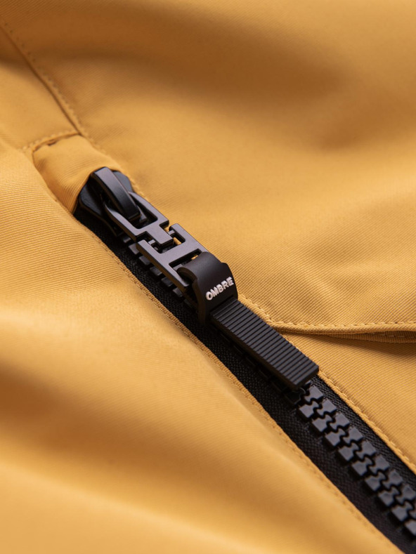 Ombre Clothing Pánska zateplená dlhá bunda Ombre Oblečenie