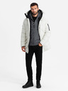 Ombre Clothing Pánska outdoorová dlhá bunda parka Ombre Clothing