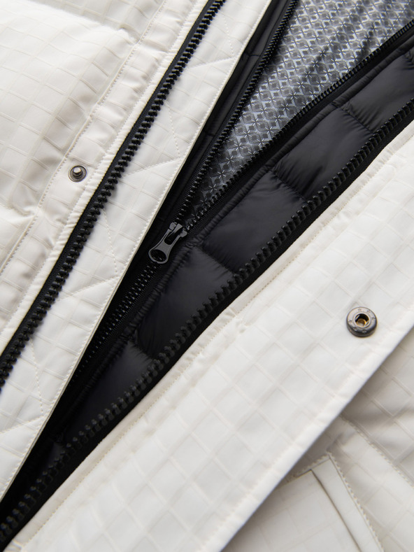 Ombre Clothing Pánska outdoorová dlhá bunda parka Ombre Clothing