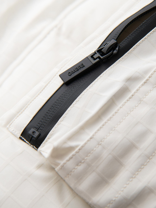 Ombre Clothing Pánska outdoorová dlhá bunda parka Ombre Clothing