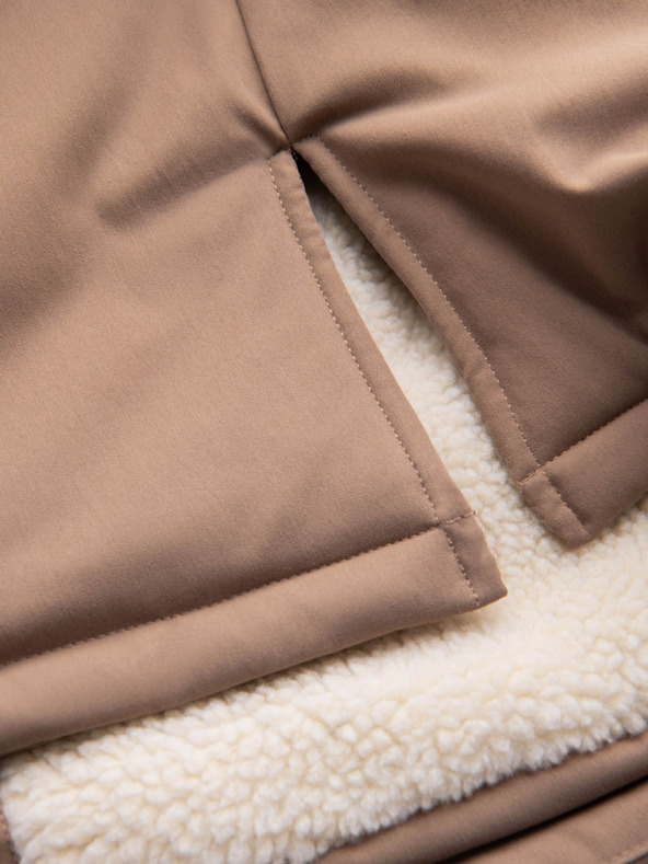 Ombre Clothing Pánska dlhá bunda parka Ombre Clothing