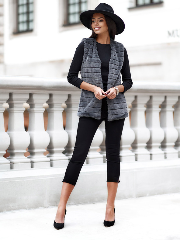 Edoti EDOTI Dámska vesta, tmavosivá