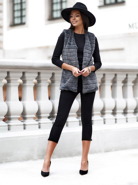 Edoti EDOTI Dámska vesta, tmavosivá