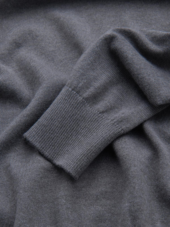 Ombre Clothing Klasický pánsky sveter s okrúhlym výstrihom Oblečenie Ombre