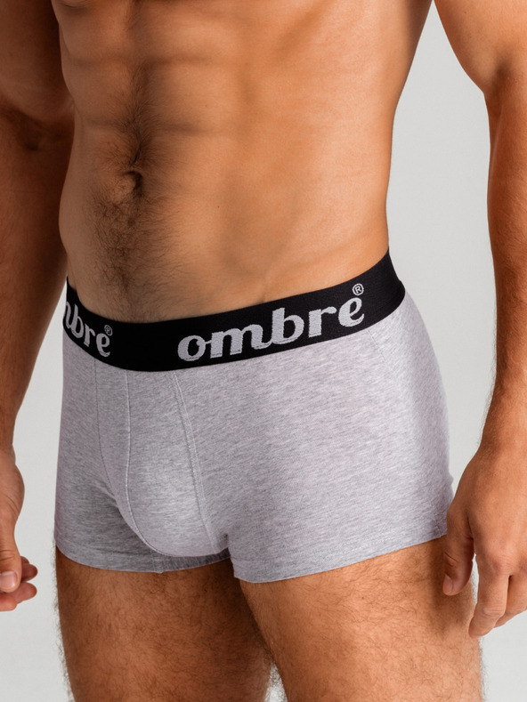 Ombre Clothing Šedé pánske boxerky - 3 balenia Ombre Clothing U159