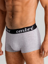 Ombre Clothing Šedé pánske boxerky - 3 balenia Ombre Clothing U159