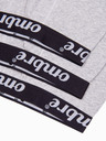 Ombre Clothing Šedé pánske boxerky - 3 balenia Ombre Clothing U159